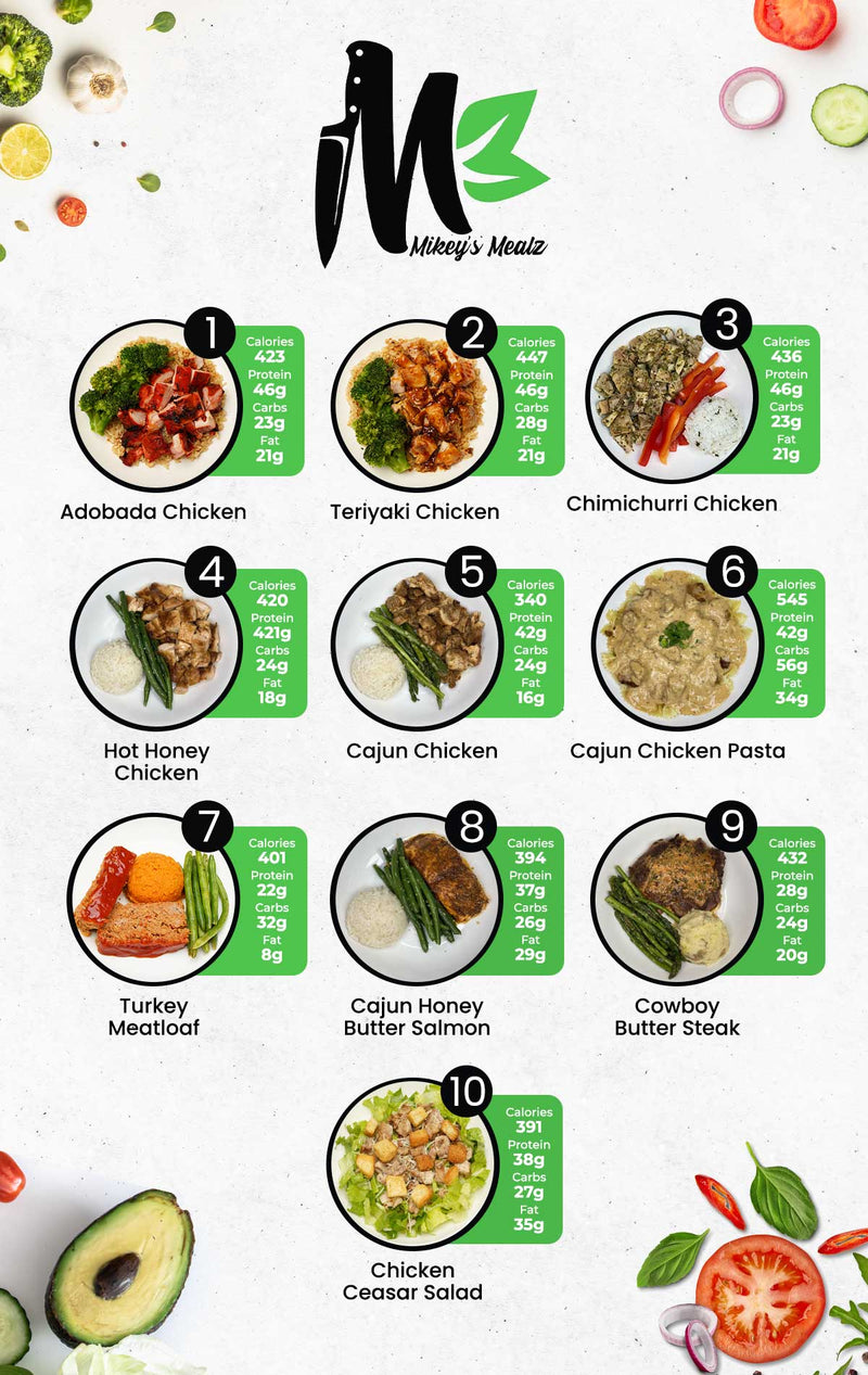 MIX & MATCH 10 WEEKLY MEALS PLAN